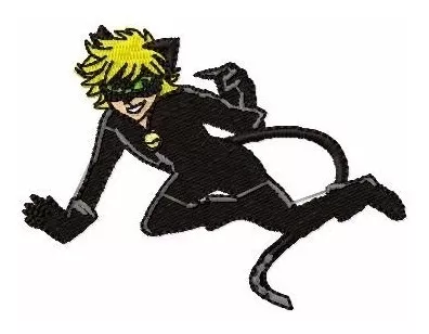 Bordado Cat Noir 10