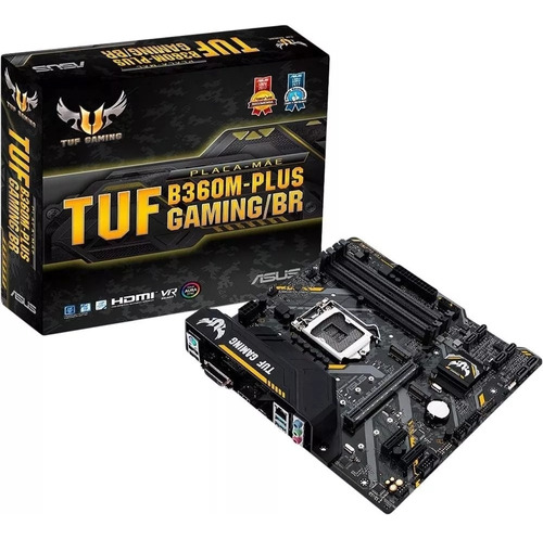 Placa-mãe Asus P/ Intel Lga 1151 Tuf B360m-plus Gaming/br