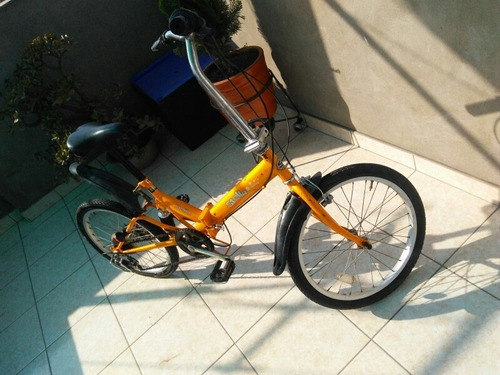 Imagen 2 de 5 de Bicicleta Japonesa Con Amortiguacion Stella Aro 20 Plegable