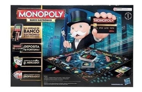 Juego De Mesa Monopoly Banco Electronico B6677