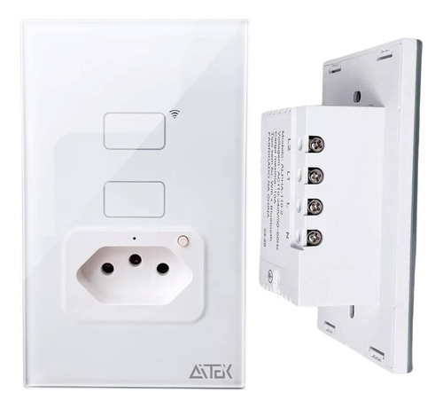 Aitek Interruptor Inteligente Compatível Com Alexa 2.3kw