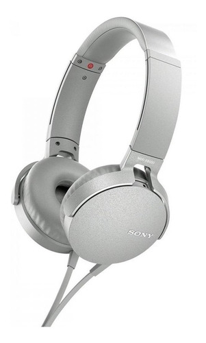 Fone de ouvido on-ear Sony MDR-XB550AP branco
