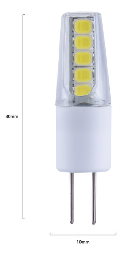 Lampara Led 12v G4 2w Mr16 Foco Iluminación Blanco Calido