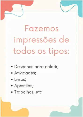 Impressão Em Folha A4 - Preto E Colorido