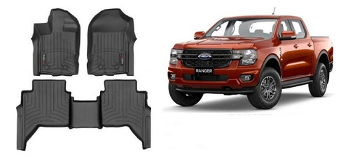 Alfombras Weathertech Ford Ranger 2023/2024 4 Puertas