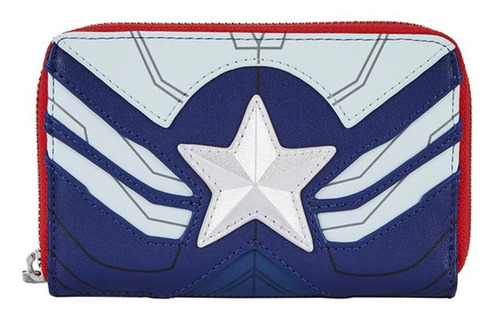 Billetera Loungefly Marvel Falcon Captain America Cosplay