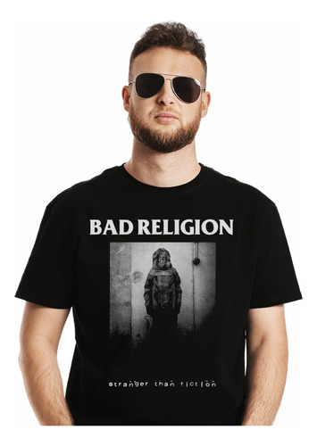 Polera Bad Religion Stranger Than Fiction Punk Abominatron