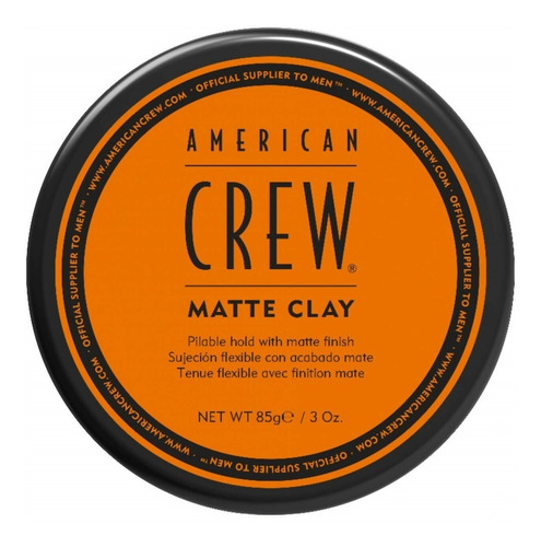 Cera Mate Fijación Media-alta Matte Clay American Crew Men