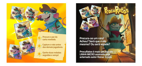Jogos Pocket Procuratos + Trio - Jogo De Cartas - Papergames