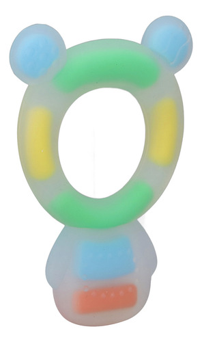 Bebé Beber Teether Cartoon Bear, Silicona, Textura Suave, Bp