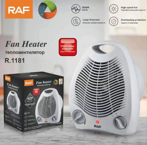 Calefactor Caloventor Estufa Calor Fresco Raf R.1181 2000w