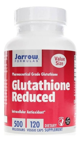 Glutatión Reducido 500 Mg Jarrow Formulas 500 Mg 120