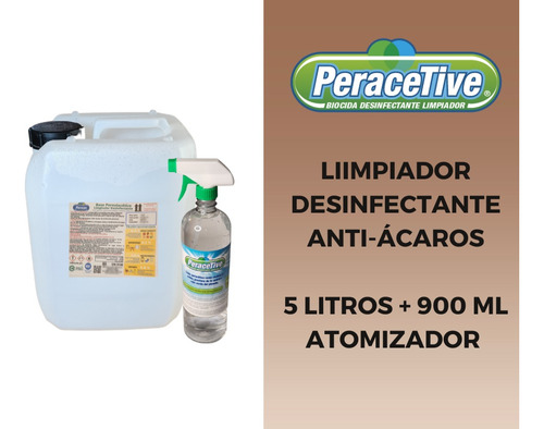 Limpiador Desinfectante Anti-ácaros + 900ml Con Atomizador