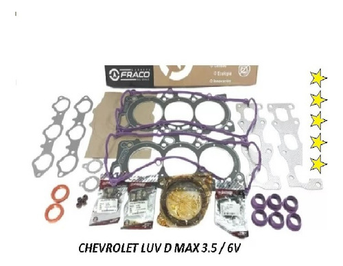  Juego Kit Empacaduras Chevrolet Luv Dmax 3.5 6v 6vd1 6ve1