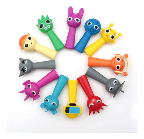 Wa 12 Pcs Juego De Dibujos Animados Sprunki De Nsincredibox