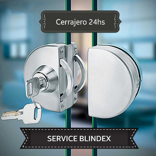 Imagen 1 de 5 de Cerrajero 24 Hs, Puertas Blindex, Autos - 1165696328 -