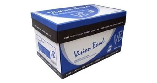 Caja De Papel Cortado Vision Bond Visionoficio 5,000 Hojas