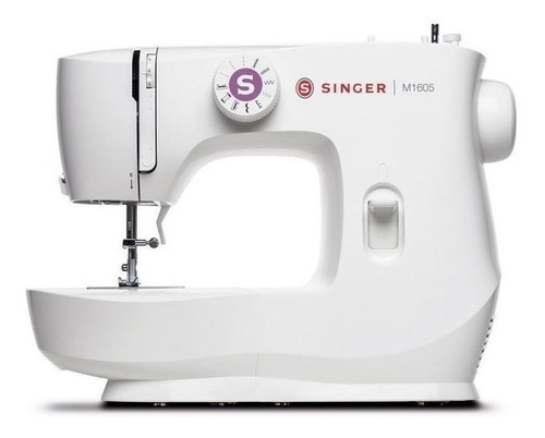 Imagen 1 de 4 de Máquina de coser recta Singer M1605 portable blanca 220V