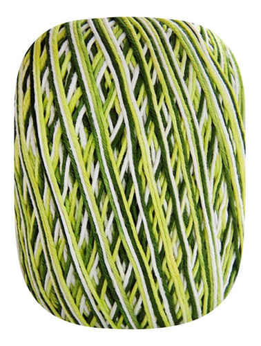 Barbante Barroco Multicolor Premium 6 Fios 200g Linha Crochê Cor Babosa
