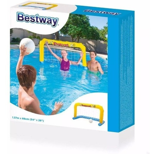 Arco De Futbol Para Pileta Water Polo Bestway 