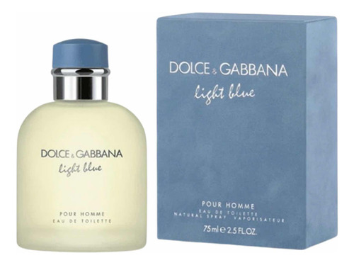 Perfume Dolce & Gabbana Light Blue 75ml Edt Para Hombre.