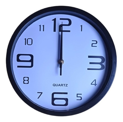 Reloj De Pared Quartz Moderno 25 Cm Varios Colores 