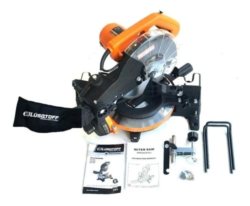Sierra Ingletadora Lusqtoff 250mm 1650w 255mm 10 Pulgadas