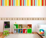 Faixa Decorativa - Quarto - 1m X 20cm - Urso Príncipe