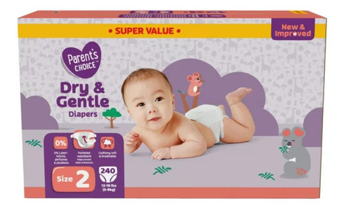 Pañales Talla 2 Parent's Choice Sfi-01644t22