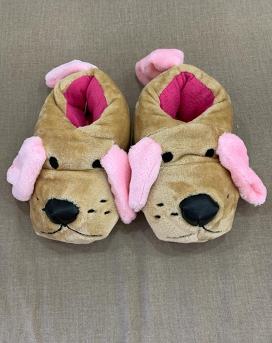 Pantuflas Infantil Cresko Perro Cute Niños Talle 28 Al 34