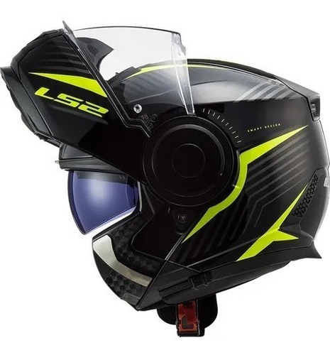 Casco Moto Rebatible Ls2 902 Scope Skid Pinlock Doble Visor