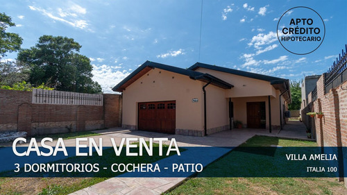 Casa De 3 Dormitorios Con Cochera En Villa Amelia