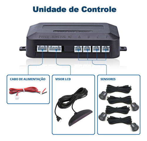 Rádio C/ Tela + Câmera 360° + Sensor Ré Grafite Corolla 2020