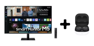 Monitor Samsung M5 32 Smart Tv Hdr10 + Audifonos Buds 2