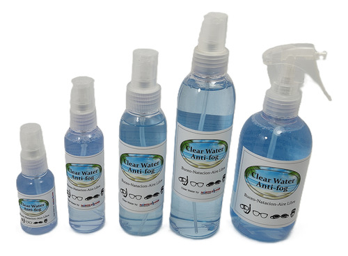 Antifog, Antiempañante Clear Water 250ml Buceo, Natacion