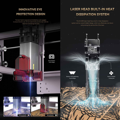 Atomstack A5 Pro Máquina Esculpir Y Rodillo Y Panal Placa