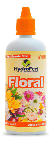 Fertilizante Liquido Para Flores 0-14-13 Hydrofert 120ml
