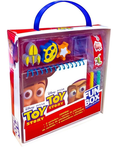Imagem 1 de 3 de Livro Disney Fun Box - Toy Story