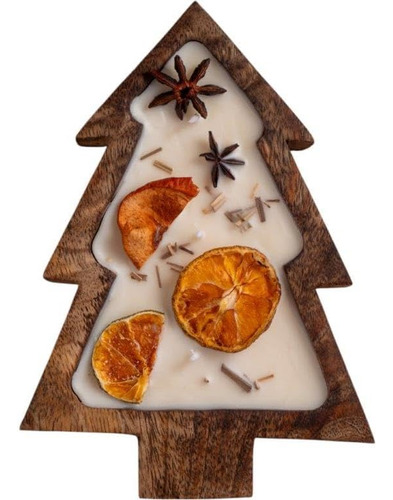 Vela De Árbol De Navidad 8 X 6 Pulgadas 3 Mecha, Infundidas