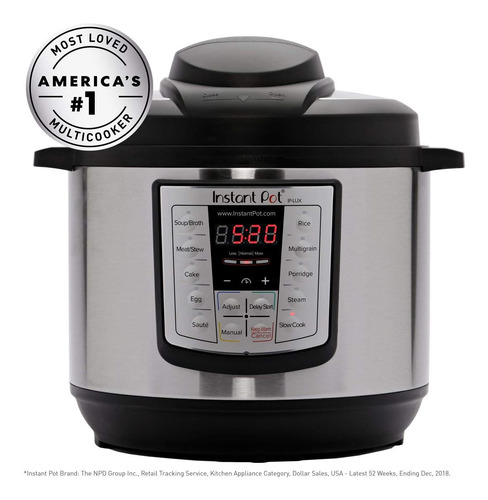 Imagen 2 de 6 de Olla A Presion Programable Instant Pot Ip-lux60?6 En 1, Marc