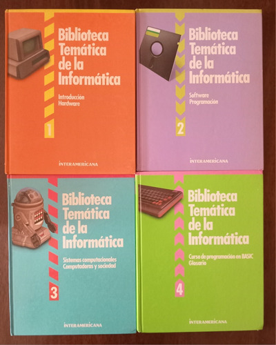 Biblioteca Temática De La Informática 4 Tomos De Colección 