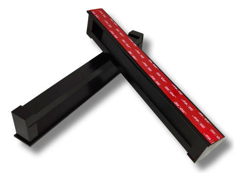 Puxador De Porta Vidro Sem Furo - Preto 3m Vhb 30cm
