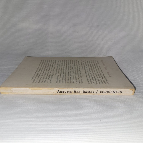 Imagen 2 de 8 de Moriencia Augusto Roa Bastos Monte Avila 1a Edicion 1979