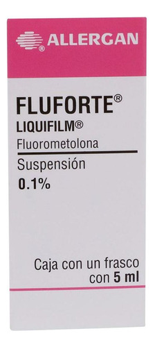 Flurorte Liquifilm Suspensión 0.1% Caja Con Frasco Con 5 Ml