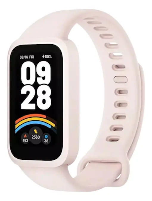 Relógio Smartwatch Smart Band 9 Active Tela 1.47 Caixa Rosa Pulseira Rosa