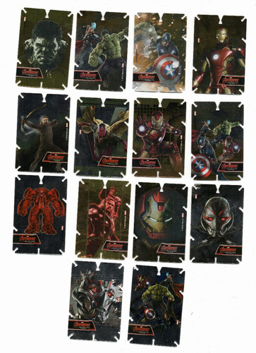 Tazos Sabritas Avengers La Era De Ultron (precio X Pieza)