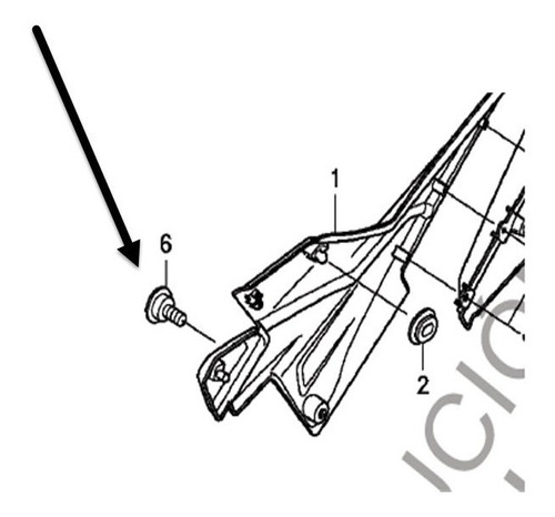 Tornillo Cacha Lateral Original Cb Twister 125