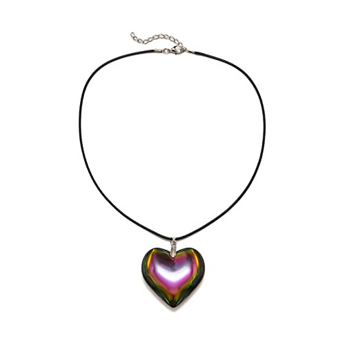 Gargantilla Con Colgante De Corazón Grande, Collar De Gargan