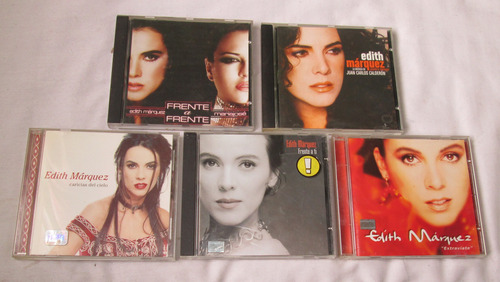 Lote De 5 Discos Cd. Edith Márquez