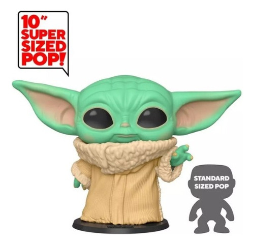 Funko Pop Baby Yoda Grogu Mandalorian 10  Supersized No 369